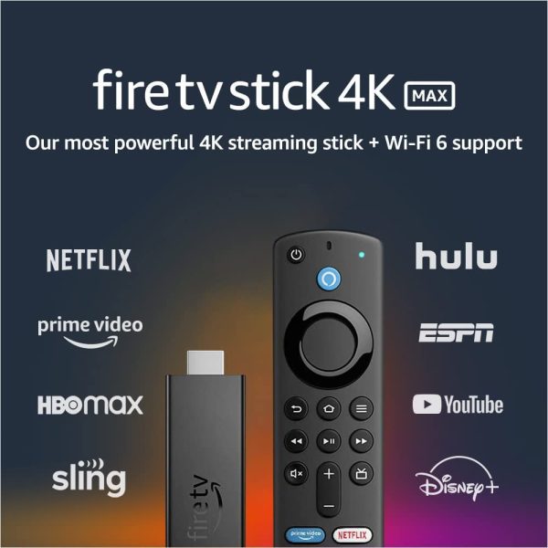 Amazon Fire TV Stick 4K Max streaming device